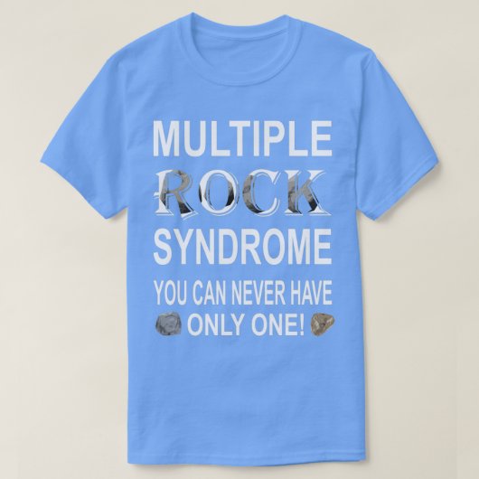 ロックコレクターロックンリング地質学地質学者1 Tシャツ (デザイン正面)