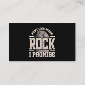ロックコレクター私が約束ジオログだけ1つの岩 名刺 (裏面)