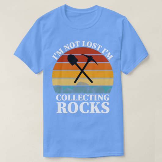 ロックコレクティングロック狩り Tシャツ (デザイン正面)