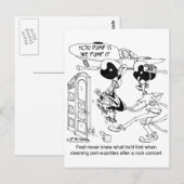 ロックコンサートの後のポートアパテ ポストカード (正面/裏面)