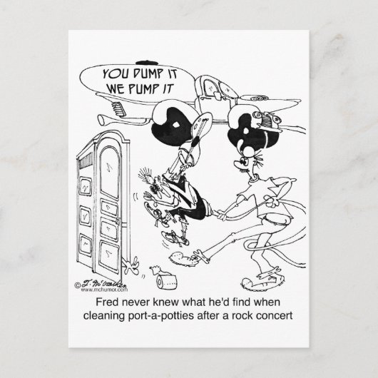 ロックコンサートの後のポートアパテ ポストカード (正面)