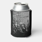 ロックコンサートオーディエンスHands Gray & Black Music 缶クーラー (缶裏面)