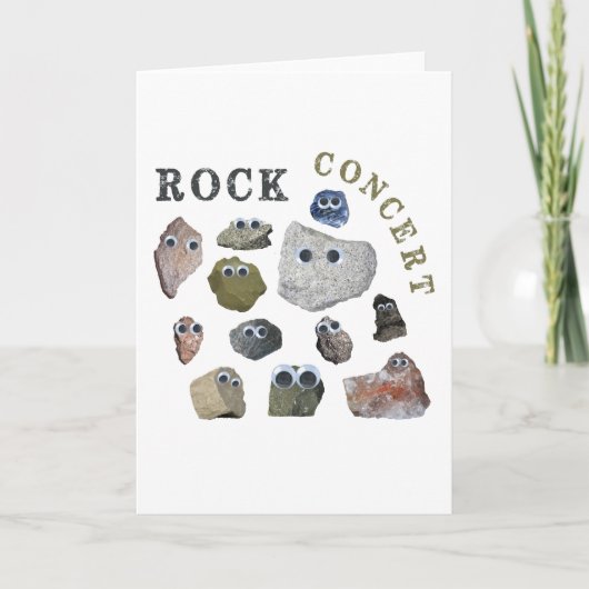 ロックコンサート カード (正面)