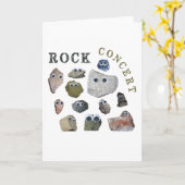 ロックコンサート カード (黄色い花)