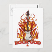 ロックゴッド ポストカード (正面/裏面)