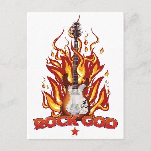 ロックゴッド ポストカード (正面)