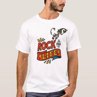 ロックサーファー ビンテージコミックスタイルTシャツ Tシャツ