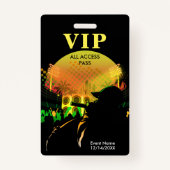 ロックザクラウドVIPすべてのアクセスイベント バッジ (正面)
