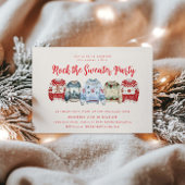 ロックザセーターホリデーパーティー招待状 招待状