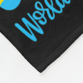 ロックザソックスダウン症候群認識度キッドボーイズG フリースブランケット (角)