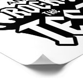 ロックザテストデイ先生テストアイディア学校 ポスター (角)