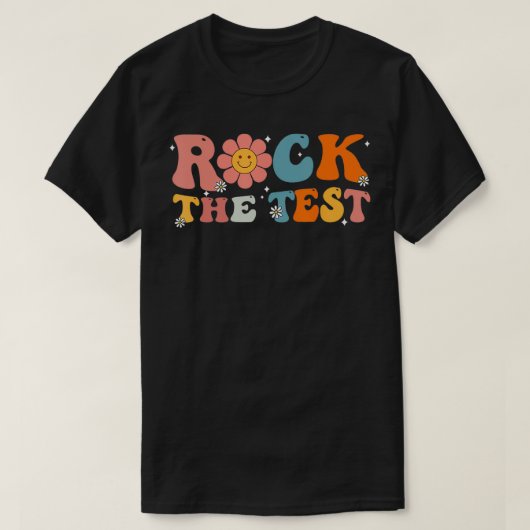 ロックザテスト先生テスト日テスト日先生 Tシャツ (デザイン正面)