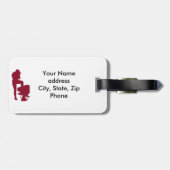 ロックザブロック泳ぐ人バッグラベル ラゲッジタグ (裏面横)