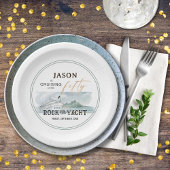 ロックザヨット50誕生日 パーソナライズされた ペーパープレート