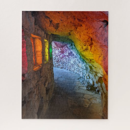 ロックシティのレインボーケーブ ジグソーパズル (縦)