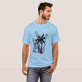 ロックシャツのビーチン Tシャツ (正面フル)