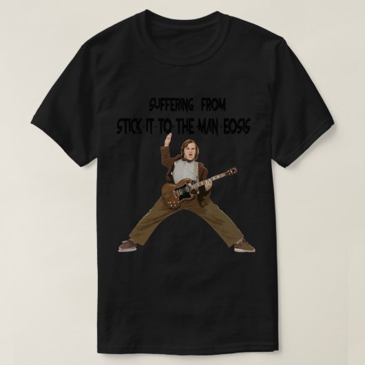 ロックジャックブラックの学校。 Tシャツ (デザイン正面)