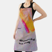 ロックジャンルオールオーバープリントエプロンの新しい曲 エプロン (インサイチュ)