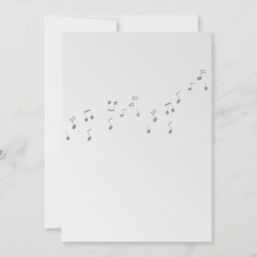 ロックジュークボックス誕生日 招待状 (裏面)