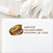 ロックスとケーパー付きニューヨークベーグルグルメラベル ラベル (インサイチュ)