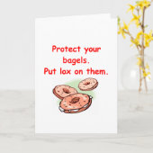 ロックスとベーグル カード (黄色い花)