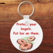 ロックスとベーグル キーホルダー (正面)