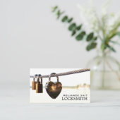 ロックスぶら下がったミス・ロープの上にパドロック 名刺 (スタンド正面)