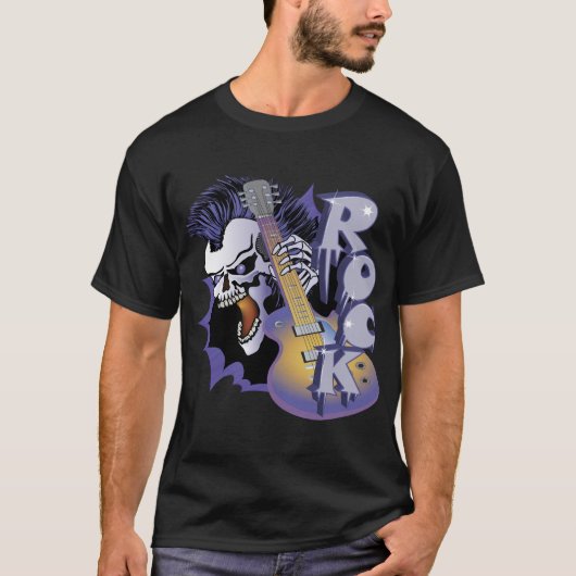ロックスカル Tシャツ (正面)