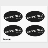 ロックスタイル 楕円形シール (シート)