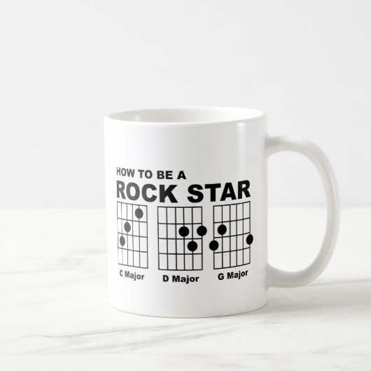 ロックスタギターコード ジョーク マグカップ (右)