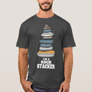 ロックスタッキングロックスタッカケアンハイキングギフト Tシャツ