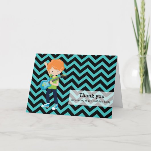 ロックスターありがとう サンキューカード (正面)