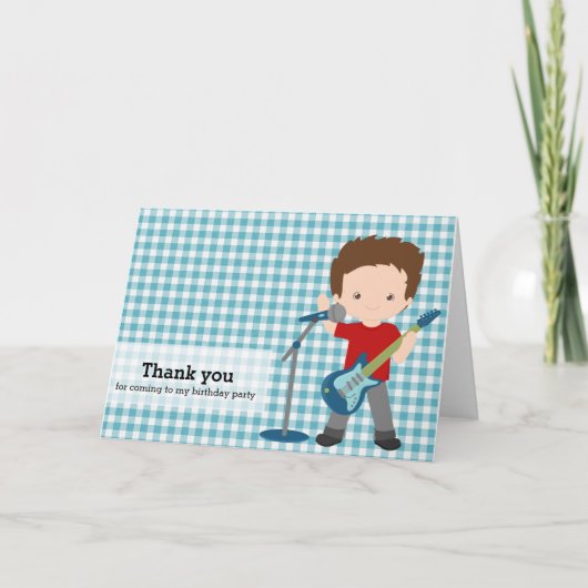 ロックスターありがとう サンキューカード (正面)