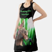 ロックスターおもしろいロバ エプロン (インサイチュ)