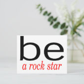 ロックスターである ポストカード (スタンド正面)