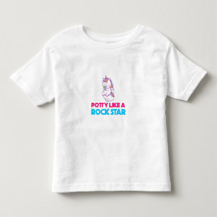 ロックスターのようなポティ トドラーTシャツ