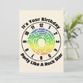 ロックスターのような誕生日パーティーだ シーズンカード (スタンド正面)