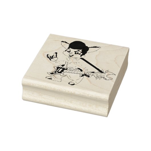 ロックスターのウサギ | イースター ラバースタンプ (スタンプ)