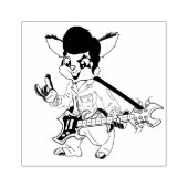 ロックスターのウサギ | イースター ラバースタンプ (インプリント)