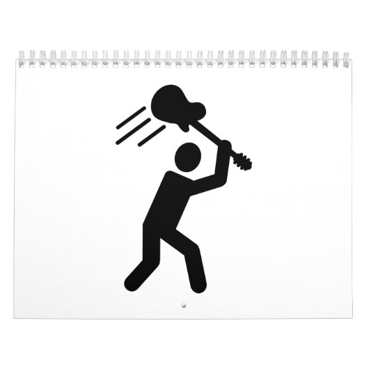 ロックスターのギター カレンダー (カバー)