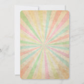 ロックスターのギター バースデーパーティー 招待状 (裏面)