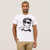 ロックスターのティー-白 Tシャツ (正面フル)