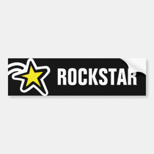 ロックスターのバンパーステッカー バンパーステッカー
