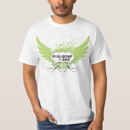ロックスターのパパ Tシャツ (正面)