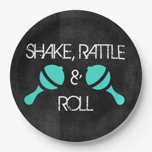 ロックスターのプレート ペーパープレート (正面)