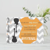 ロックスターのベビーシャワー 招待状 (スタンド正面)