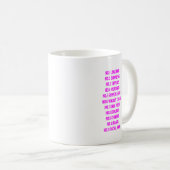 ロックスターのマグの規則 コーヒーマグカップ (正面右)