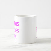 ロックスターのマグの規則 コーヒーマグカップ (中央)