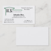 ロックスターのロゴ、ロックスターの建築、エリックAndr… 名刺 (正面/裏面)