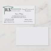 ロックスターのロゴ、ロックスターの建築、エリックAndr… 名刺 (正面/裏面)